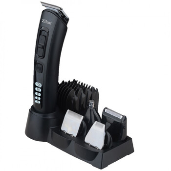 Επαναφορτιζόμενη Κουρευτική και Ξυριστική Μηχανή - σετ Αντρικής Περιποίησης 10 σε 1 Zilan Zln8658