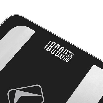 Ψηφιακή Ζυγαριά Μπάνιου έως 180kg με Application Μαύρη Lexical lbs-4370