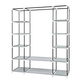Φορητή Υφασμάτινη Ντουλάπα Herzberg hg-8009-bl Μπλε