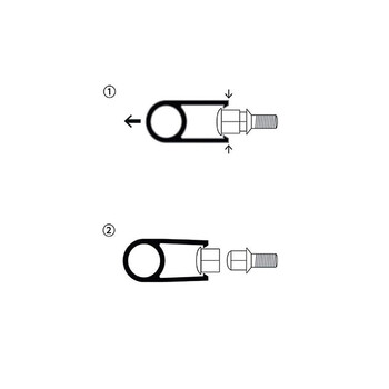 Argo  ΚΑΠΑΚΙΑ ΜΠΟΥΛΟΝΙΩΝ  21mm ΧΡΩΜΙΟ 21ΤΜΧ