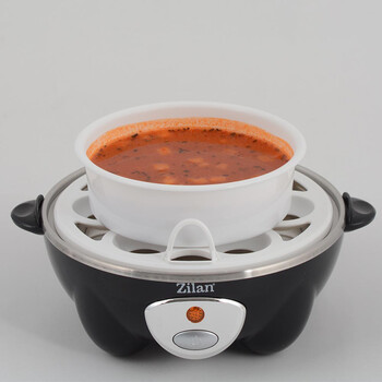 Zilan Βραστήρας Αυγών από Ανοξείδωτο Ατσάλι 7 Θέσεων 360w Μαύρος Zln8075 Zilan Βραστήρας Αυγών από Ανοξείδωτο Ατσάλι 7 Θέσεων 360w Μαύρος Zln8075