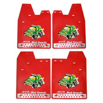 OEM  ΛΑΣΠΩΤΗΡΕΣ SUV 48x36cm 4ΤΜΧ - SUV ΚΟΚΚΙΝΟ