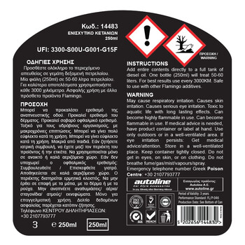 Flamingo  FLAMINGO ΕΝΙΣΧΥΤΙΚΟ ΚΕΤΑΝΙΩΝ DIESEL 250ml