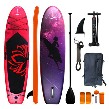 OEM  ΦΟΥΣΚΩΤΟ SUP FULL PRINT ΜΕ ΜΗΚΟΣ 3,40m - ΠΟΡΤΟΚΑΛΙ