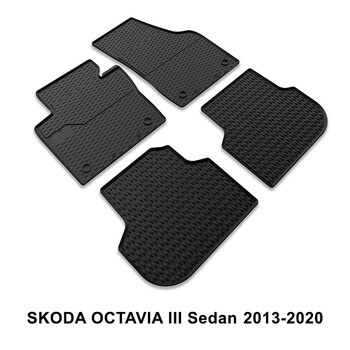 Perflex  ΣΚΑΦΑΚΙΑ ΠΑΤΑΚΙΑ ΕΙΔΙΚΑ ΣΕΤ ΜΑΥΡΑ 4 ΤΜΧ - S.OCTAVIA III 13