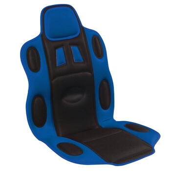 Autoline  Πλατοκάθισμα Μπροστινό Universal (PolyMesh) RACING 1 τμχ - ΜΑΥΡΟ/ΜΠΛΕ