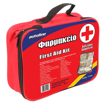 OEM  Φαρμακείο Αυτοκινήτου Τσαντάκι First Aid Kit με Εξοπλισμό Κατάλληλο για Πρώτες Βοήθειες EU/CE