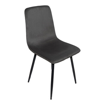 Τραπεζαρία Balou-Grato pakoworld σετ 5τεμ μαύρο Φ100x73εκ