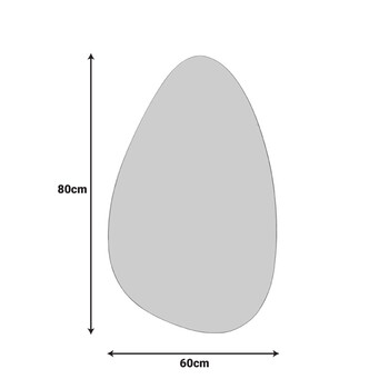 Καθρέπτης Spegio Inart 50x1x80εκ Καθρέπτης Spegio Inart 50x1x80εκ