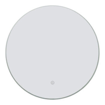 Καθρέπτης Led Lucox Inart pp-αλουμίνιο Φ60x3εκ