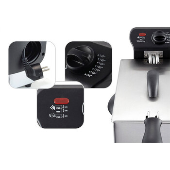 Φριτέζα για Βαθύ Τηγάνισμα 3l 1500watt Zilan Zln1819 Φριτέζα για Βαθύ Τηγάνισμα 3l 1500watt Zilan Zln1819