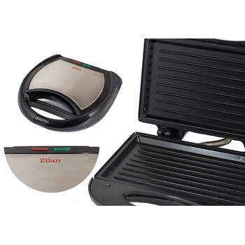 Τοστιέρα 2 Θέσεων Μαύρη 750w Zilan Zln8136 Τοστιέρα 2 Θέσεων Μαύρη 750w Zilan Zln8136