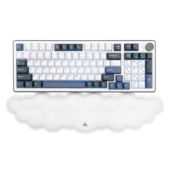 WHITE SHARK KEYBOARD WRIST REST KP-012 CUMULUS WHITE