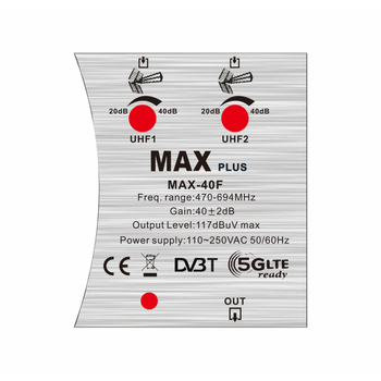 jager ΚΕΝΤΡΙΚΟΣ ΕΝΙΣΧΥΤΗΣ 117db 5G  (MAX-40F) jager ΚΕΝΤΡΙΚΟΣ ΕΝΙΣΧΥΤΗΣ 117db 5G  (MAX-40F)