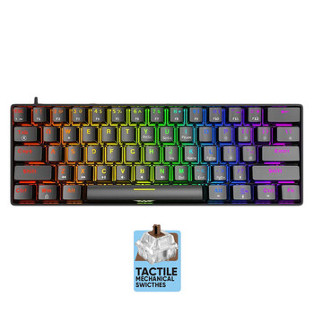 ARMAGGEDDON MECHANICAL KEYBOARD MKA-1C NEX BLACK TACTILE  BROWN SWITCH ARMAGGEDDON MECHANICAL KEYBOARD MKA-1C NEX BLACK TACTILE  BROWN SWITCH