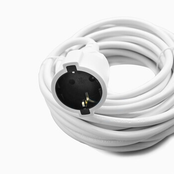 LAMTECH EXTENSION CORD WITH CHILDREN PROTECTION 10M WHITE