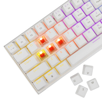 WHITE SHARK MECHANICAL KEYBOARD GK-002211V2 US RED SWITCH WAKIZASHI-2 WHITE WHITE SHARK MECHANICAL KEYBOARD GK-002211V2 US RED SWITCH WAKIZASHI-2 WHITE