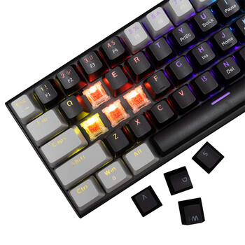 WHITE SHARK MECHANICAL KEYBOARD GK-002111V2 US RED SWITCH WAKIZASHI-2 BLACK/GREY WHITE SHARK MECHANICAL KEYBOARD GK-002111V2 US RED SWITCH WAKIZASHI-2 BLACK/GREY