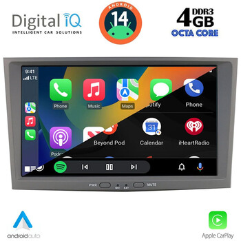 DIGITAL IQ BLG 418GR_CPA (8" DECK) MULTIMEDIA SYSTEM for OPEL ALL mod. 2004-2014 (GREY)