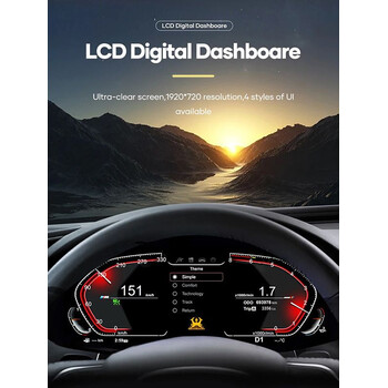 DIGITAL IQ DGU 954_IC (10in) BMW 3 Series E90 - E91 - E92 - E93 mod. 2005-2012 DIGITAL DASHBOARD