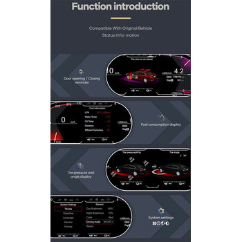 DIGITAL IQ DGU 954_IC (10in) BMW 3 Series E90 - E91 - E92 - E93 mod. 2005-2012 DIGITAL DASHBOARD