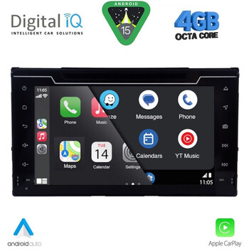 DIGITAL IQ MSG 413_CPA (7" DECK) MULTIMEDIA SYSTEM for TOYOTA AURIS mod. 2015> - COROLLA mod. 2017-2019