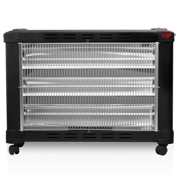 LGP MAXI ELECTRICAL QUARTZ HEATER 3-BARRED 2100W BLACK