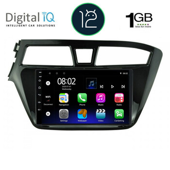 DIGITAL IQ RTA 1229_GPS (9inc) MULTIMEDIA TABLET OEM HUYNDAI i20 mod. 2014-2019