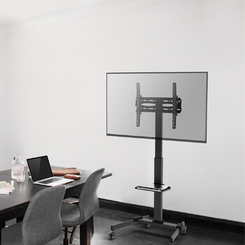 GEMBIRD TV FLOOR STAND WITH CASTER WHEELS (TILT) 32'-55'