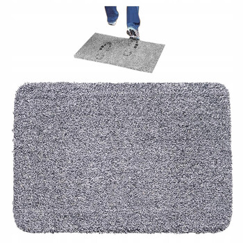 Verk Group Μαγικό Πατάκι Παπουτσιών Clean Step Ματ Γκρι 5907451305973