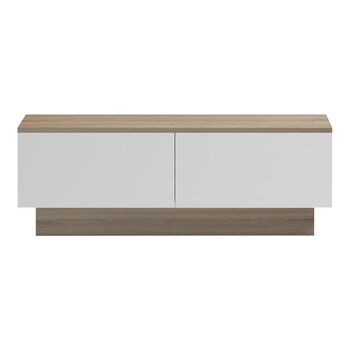 Τραπέζι σαλονιού Winey pakoworld σε sonoma-λευκή απόχρωση 90x60x31.5εκ Τραπέζι σαλονιού Winey pakoworld σε sonoma-λευκή απόχρωση 90x60x31.5εκ