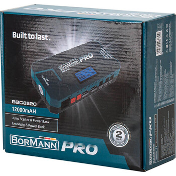 BORMANN Pro   BBC8520   ΕΚΚΙΝΗΤΗΣ & POWER BANK 12000mAh/500Α