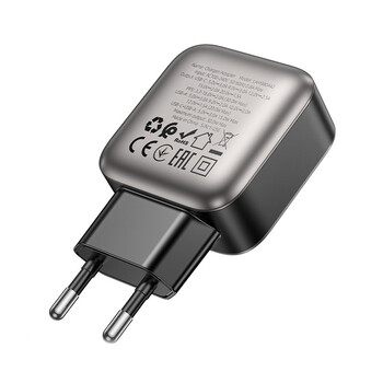 LAMTECH DUAL PORT GaN CHARGER PD30W GREY LAMTECH DUAL PORT GaN CHARGER PD30W GREY