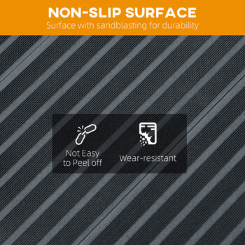 HOMCOM Πτυσσόμενη ράμπα αναπηρικού αμαξιδίου από αλουμίνιο με εκτροπείς και αυτοκόλλητα, 91x73,6x5,1 cm, Μαύρο 713-142V00BK HOMCOM Πτυσσόμενη ράμπα αναπηρικού αμαξιδίου από αλουμίνιο με εκτροπείς και αυτοκόλλητα, 91x73,6x5,1 cm, Μαύρο 713-142V00BK