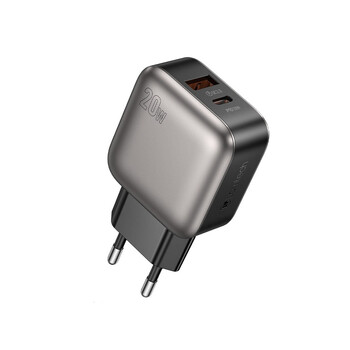 LAMTECH DUAL PORT QC3.0 CHARGER PD20W GREY LAMTECH DUAL PORT QC3.0 CHARGER PD20W GREY