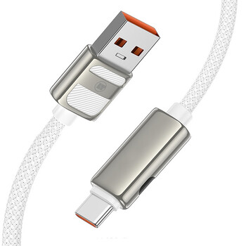 LAMTECH USB TO TYPE-C 5A HIGH POWER DISPLAY CHARGE & DATA CABLE 66W 1.2M WHITE LAMTECH USB TO TYPE-C 5A HIGH POWER DISPLAY CHARGE & DATA CABLE 66W 1.2M WHITE
