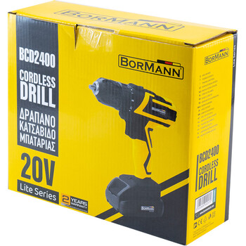 BORMANN Lite   BCD2400   ΔΡΑΠ/ΒΙΔΟ ΜΠΑΤΑΡΙΑΣ ΛΙΘΙΟΥ 20V