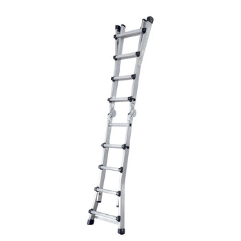 BORMANN Pro   BHL9080   ΣΚΑΛΑ ΑΛΟΥΜΙΝΙΟΥ ΔΙΠΛΗ 4+4, ΠΟΛΑΠΛΩΝ ΧΡΗΣΕΩΝ, ΤΗΛΕΣΚΟΠΙΚΗ