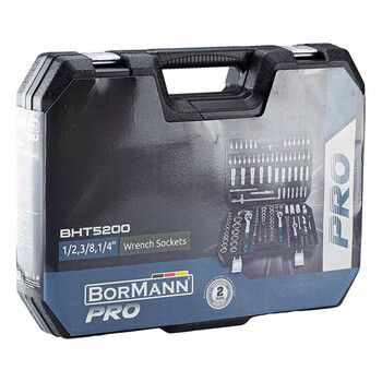 BORMANN Pro   BHT5200   ΚΑΡΥΔΑΚΙΑ 1/2'', 1/4'' & 3/8'' ΜΕ ΚΑΣΤΑΝΙΑ   171TEM