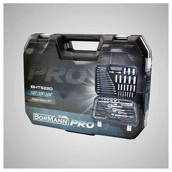 BORMANN Pro   BHT5220   ΚΑΡΥΔΑΚΙΑ 1/2'', 1/4'' & 3/8'' ΜΕ ΚΑΣΤΑΝΙΑ   215TEM