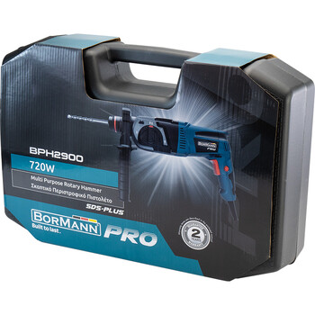 BORMANN Pro   BPH2900   ΣΚΑΠΤΙΚΟ ΠΕΡΙΣΤΡΟΦΙΚΟ ΠΙΣΤΟΛΕΤΟ SDS-PLUS 720W