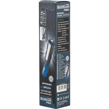 BORMANN Pro   BPR6055   ΦΑΚΟΣ ΕΠΑΝΑΦΟΡΤΙΖΟΜΕΝΟΣ 800Lm