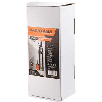 NAKAYAMA PRO   NP1185   ΑΝΤΛΙΑ ΠΗΓΑΔΙΩΝ INOX 1200W