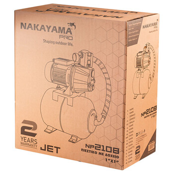 NAKAYAMA PRO   NP2108   ΠΙΕΣΤΙΚΟ ΜΕ ΔΟΧΕΙΟ ΑΝΤΛΙΑ JET 750W