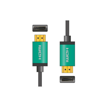AvLink 112.243UK Premium Καλώδιο HDMI 4K Green 3m (Τεμάχιο)
