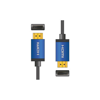 AvLink 112.255UK Premium Καλώδιο HDMI 4K Blue 5m (Τεμάχιο)
