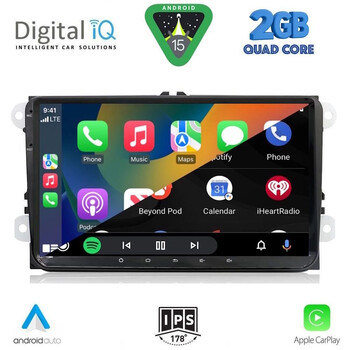 DIGITAL IQ BXH 380_CPA (9' DECK) MULTIMEDIA SYSTEM for VW - SKODA - SEAT mod. 2004-2014
