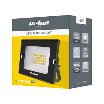 DM-3612 . Προβολέας LED 20W/230V 4000K IP65 Rebel DM-3612 . Προβολέας LED 20W/230V 4000K IP65 Rebel