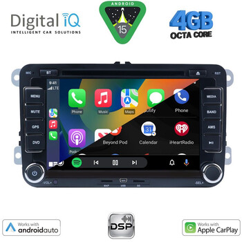 DIGITAL IQ BXF 604_CPAA (7" DVD) MULTIMEDIA SYSTEM for VW – SKODA – SEAT GROUP mod. 2004-2018