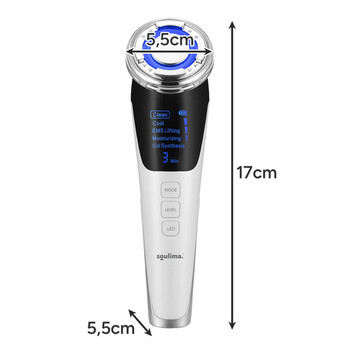 Soulima Συσκευή Μασάζ Προσώπου SOULIMA 5-σε-1 με Θεραπεία Μεσοθεραπείας Χωρίς Βελόνες 25888